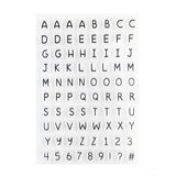 Montie's Craft Supplies - Alphabet Set Chloe