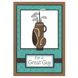 Montie's Craft Supplies Cutting Die Set - Golf Bag