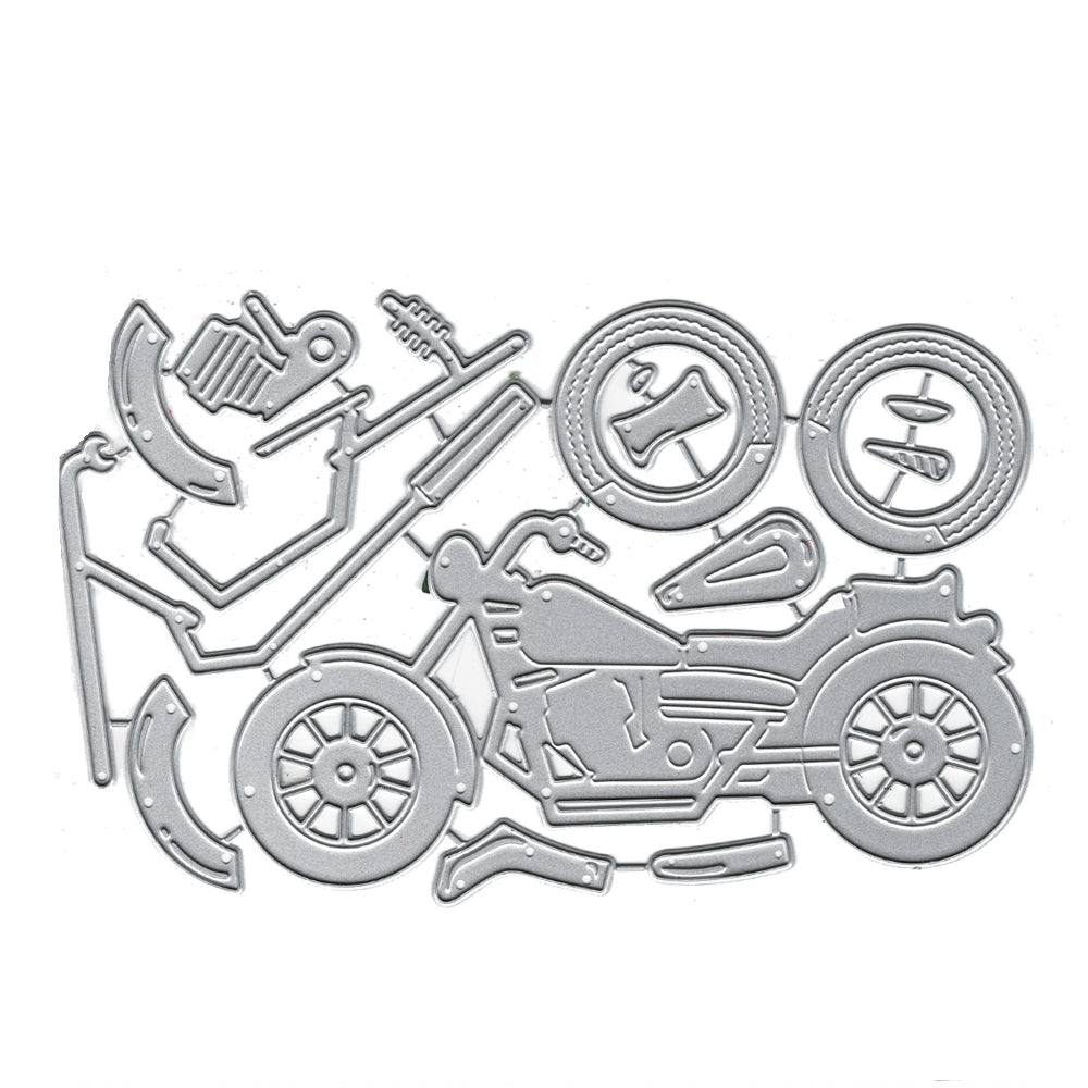 Montie's Craft Supplies Cutting Die Set - Motorbike