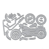 Montie's Craft Supplies Cutting Die Set - Motorbike