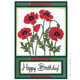 Montie's Craft Supplies Cutting Die - Poppies