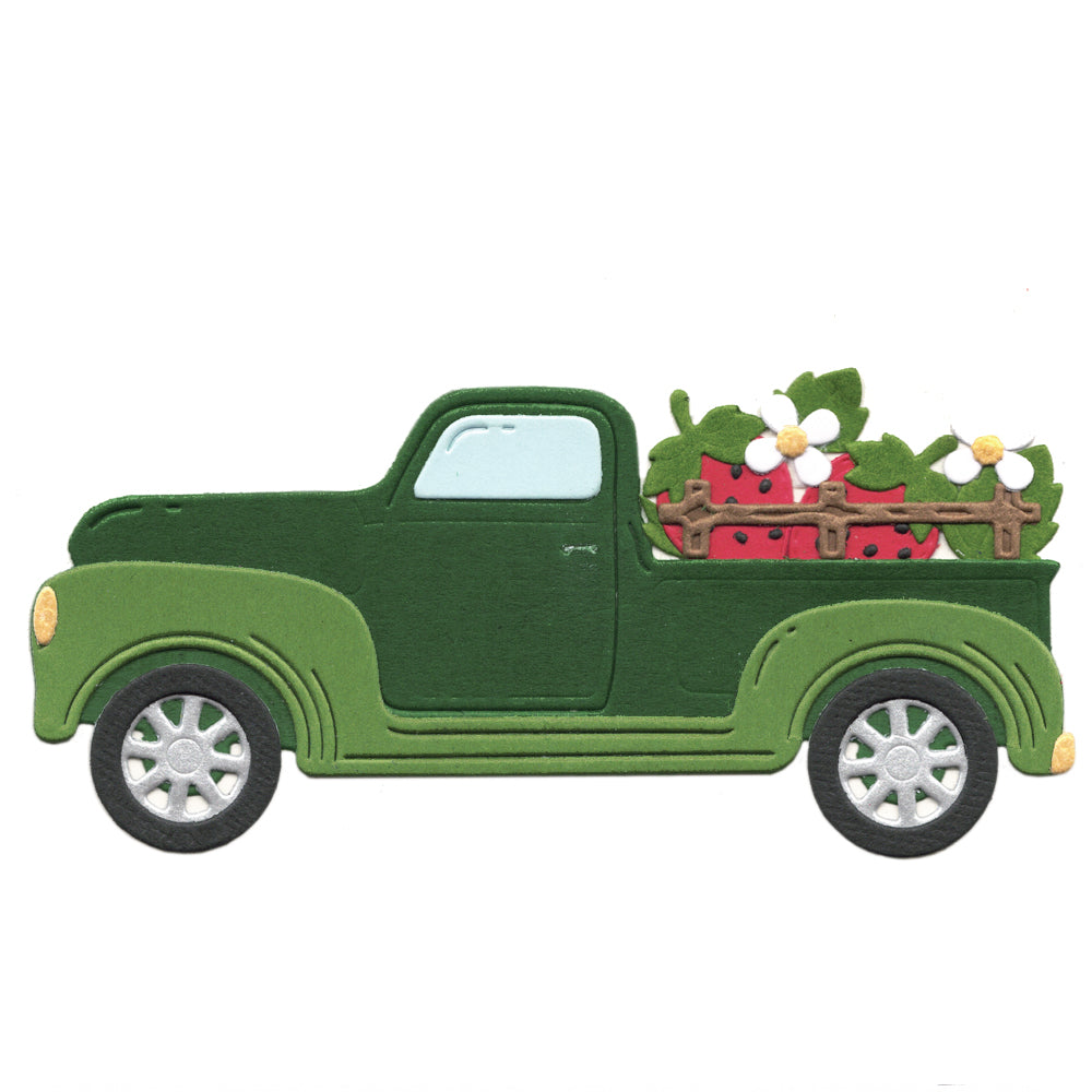 Montie's Craft Supplies Cutting Die Set - Pickup Truck