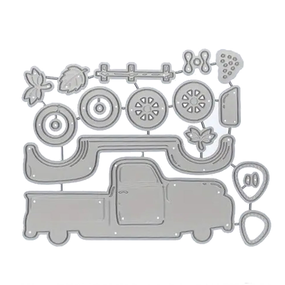 Montie's Craft Supplies Cutting Die Set - Pickup Truck