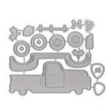 Montie's Craft Supplies Cutting Die Set - Pickup Truck