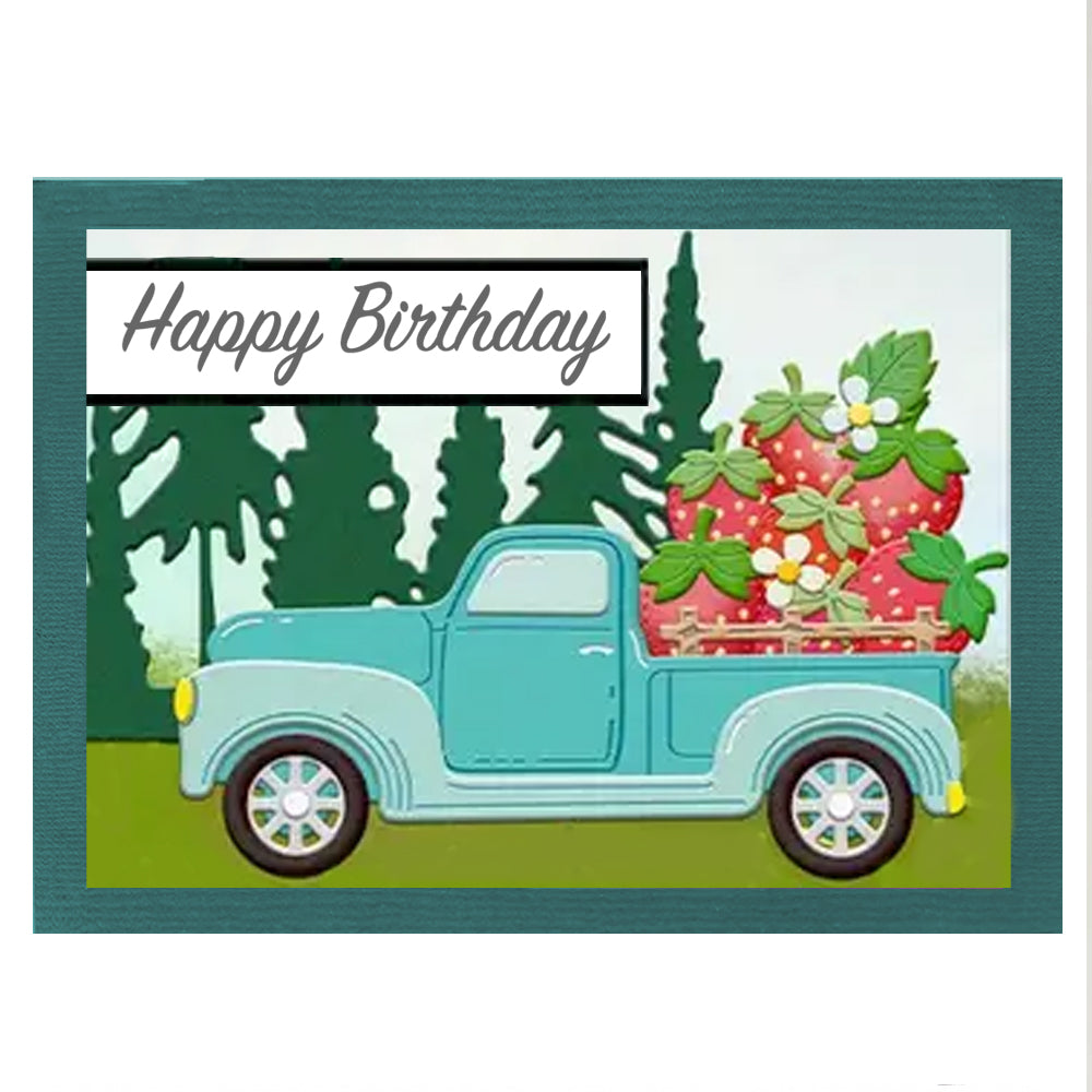 Montie's Craft Supplies Cutting Die Set - Pickup Truck