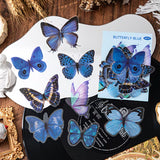 Montie's Craft Supplies Stickers - Butterfly Blue