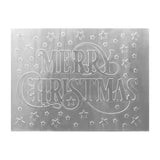 Montie's Craft Supplies 2D Embossing Folder - Merry Christmas