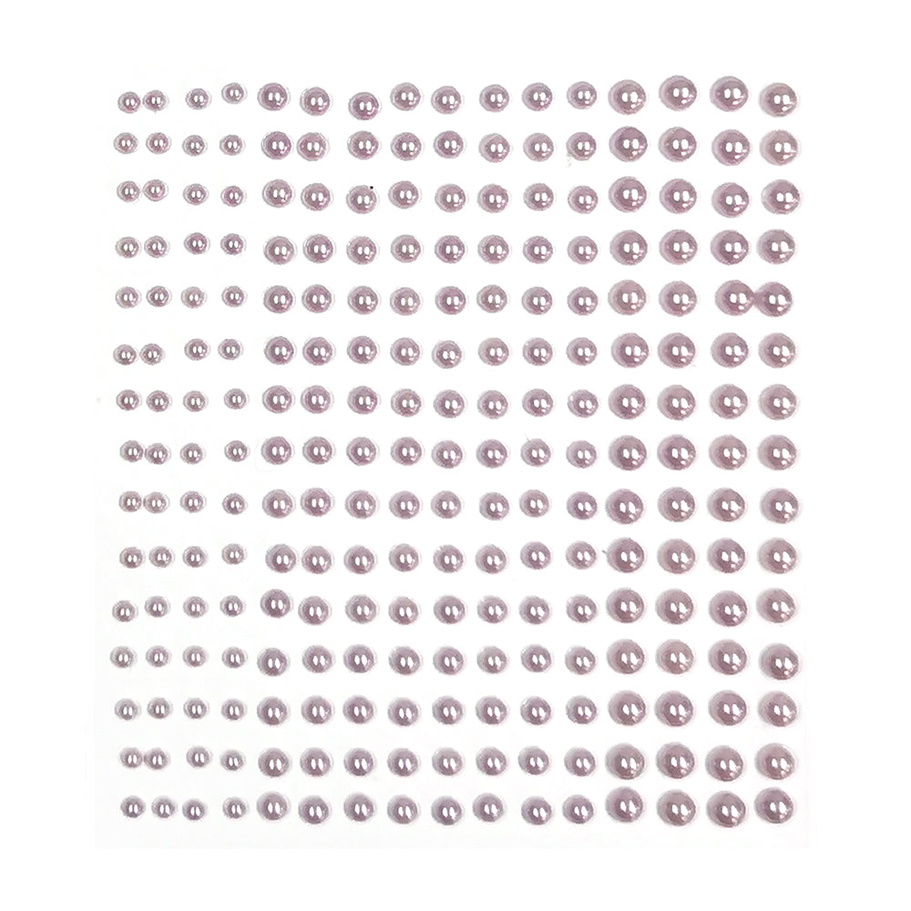 Montie's Craft Supplies - Adhesive Pearls - Lilac