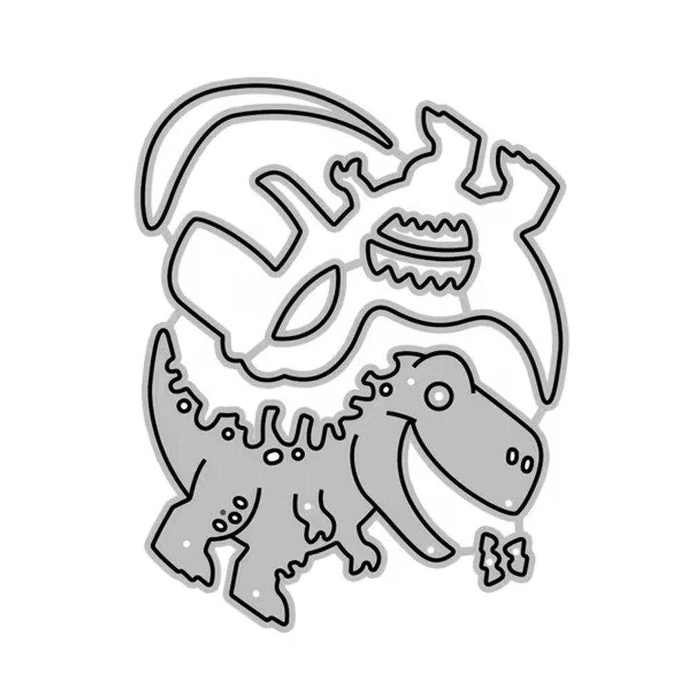 Montie's Craft Supplies Cutting Die - Cute T-Rex