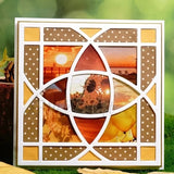 Montie's Craft Supplies Cutting Die - Paper Quilting Frame 2