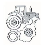 Montie's Craft Supplies Cutting Die - Tractor