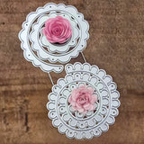 Montie's Craft Supplies Cutting Die Set - Roll Up Flowers