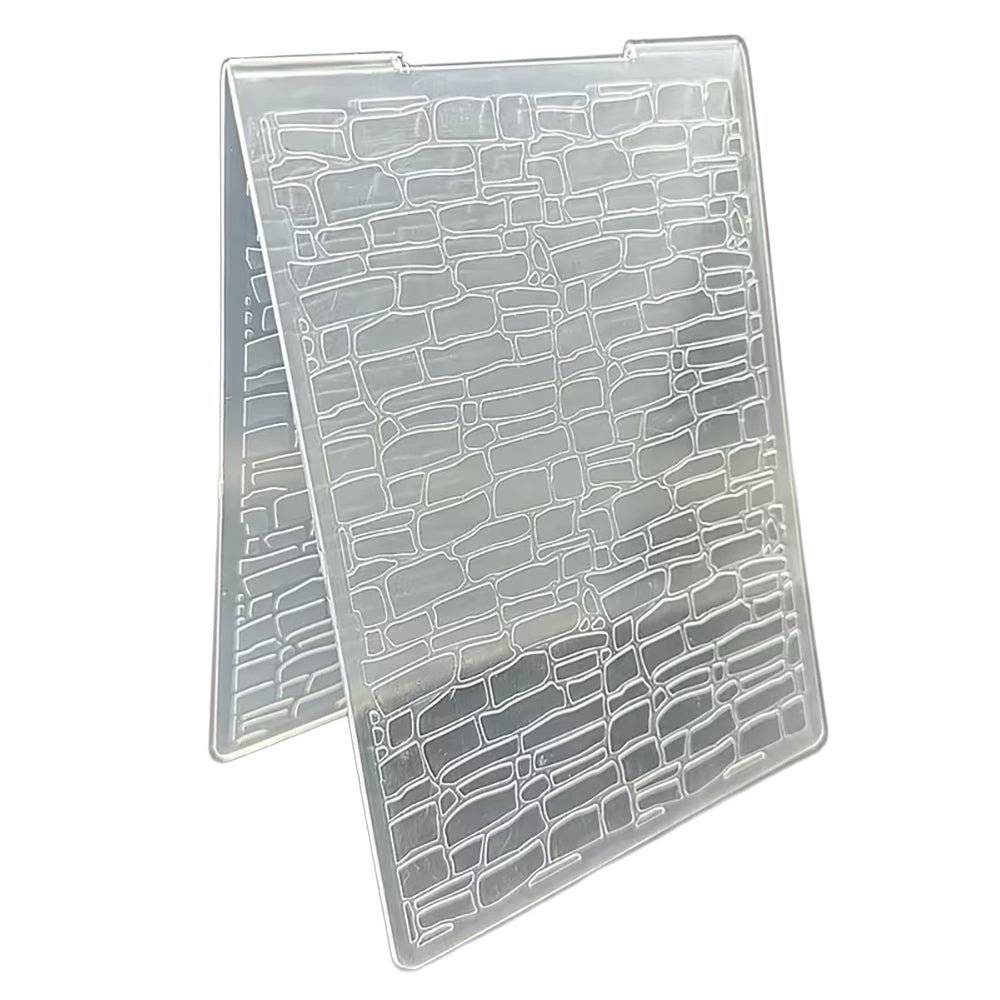 Montie's Craft Supplies 2D Embossing Folder - Bricks