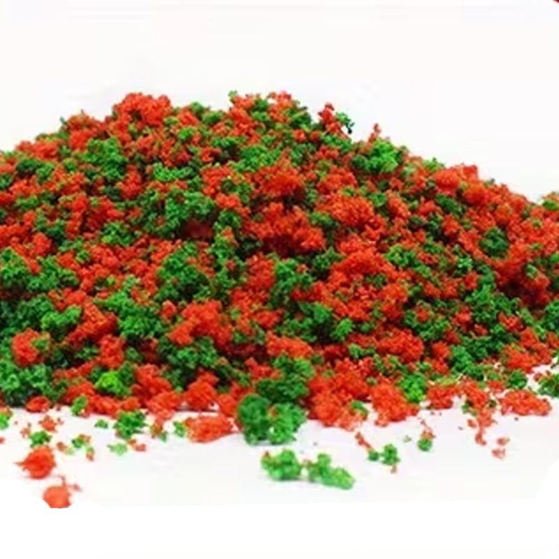 Montie's Craft Supplies Flower Fluff - Red & Green