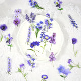 Montie's Craft Supplies Flower Stickers - Purple Flowers