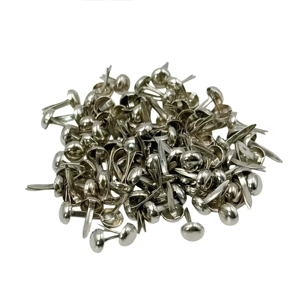 Montie's Craft Supplies - Mini Brads Silver