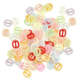 Montie's Craft Supplies - Ribbon Buckles Pearl Mixed Pack of 100