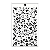 Montie's Craft Supplies Stencil - Pawprints