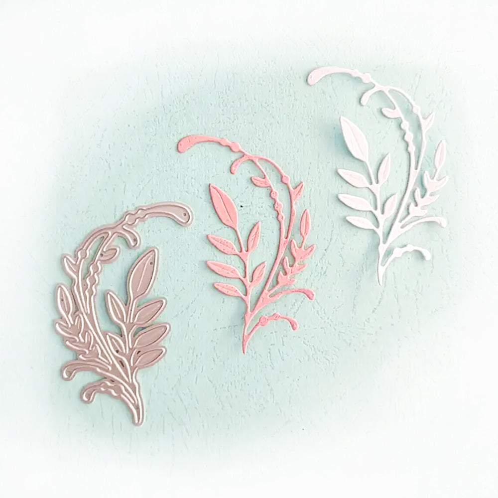 Montie's Craft Supplies Cutting Die - Leafy Swirl
