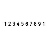 Trodat 55510 Self Inking Number Stamp - 5mm 10 Numbers