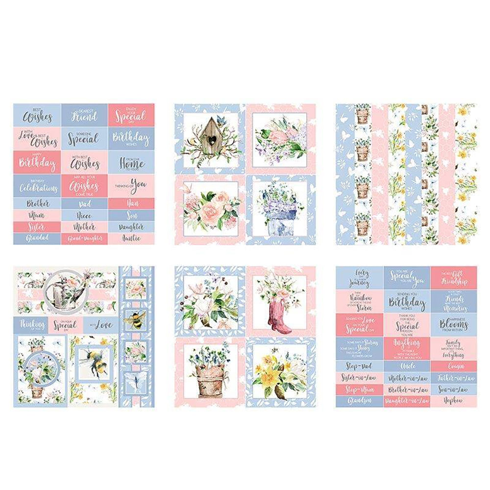 Paper Boutique 8x8 Embellishment Pad - Spring Whispers