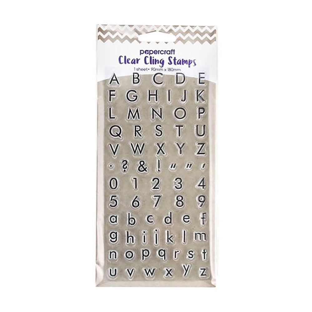 Clear Stamps - Papercraft - Modern Alphabet J6424.01