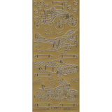 PeelCraft Stickers - Classic Cars & Plane PC1009