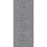 PeelCraft Stickers - Wording -  Curved Greetings PC352