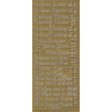 PeelCraft Stickers - Wording -  On Your Special Wedding Day PC335