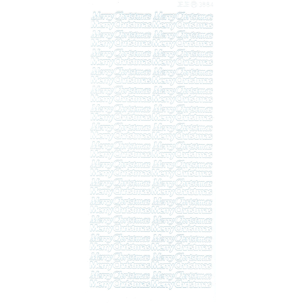 PeelCraft Stickers - Christmas Wording - Merry Christmas Mixed Fonts PC3884