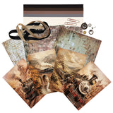 Pretty Paper Card Kit - Vintage Trains