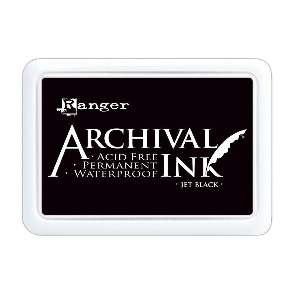 Ranger Archival Dye Ink Pad - Jet Black