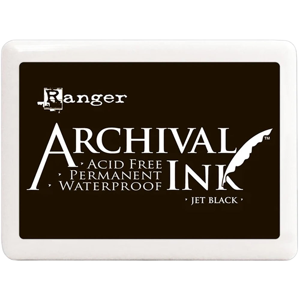 Ranger Archival Jumbo Dye Ink Pad - Jet Black
