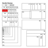 S10 Vue Stamp - Custom Handle Stamp 15 x 35mm