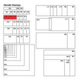 S11 Vue Stamp - Custom Handle Stamp 15 x 50mm