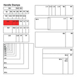 S18 Vue Stamp - Custom Handle Stamp 20 x 62mm