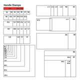 S25 Vue Stamp - Custom Handle Stamp 09 x 75mm