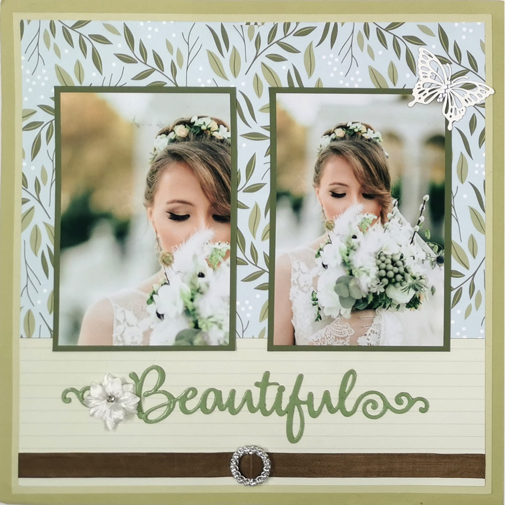 Scrapbook Layout Kit - Beautiful