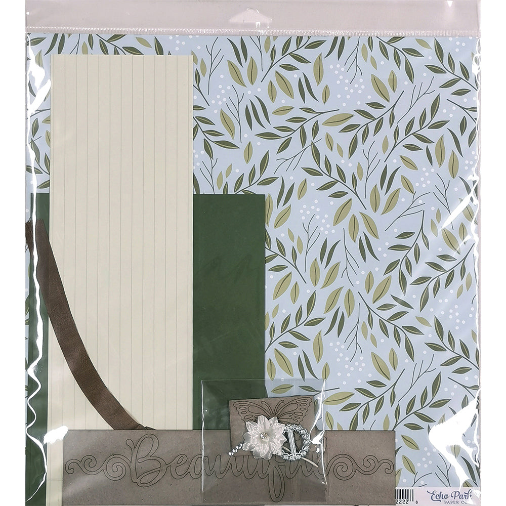 Scrapbook Layout Kit - Beautiful