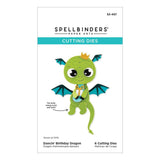 Spellbinders Die - Dancin' Birthday Dragon