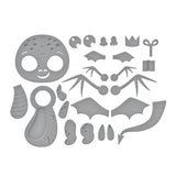 Spellbinders Die - Dancin' Birthday Dragon