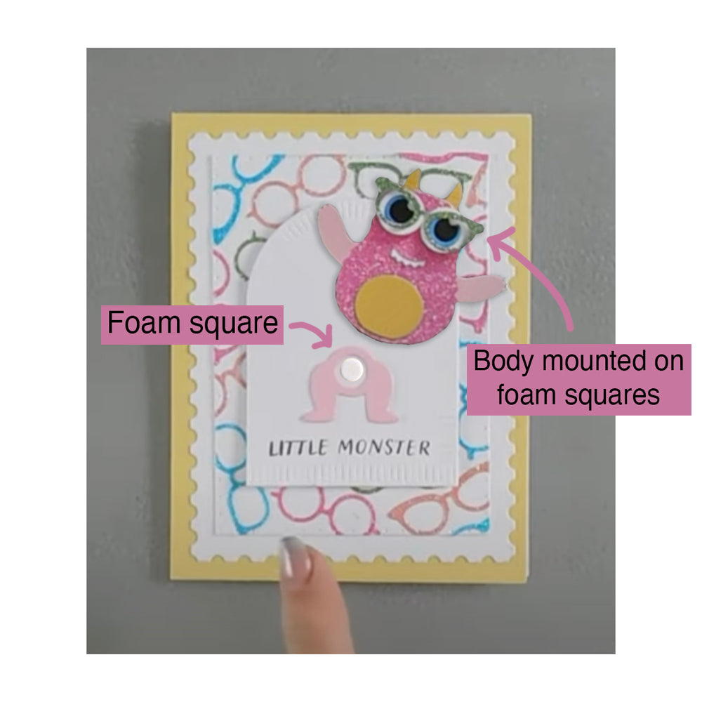 Spellbinders Die - Dancin' Birthday Dragon