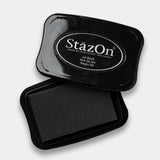 Tsuineko StazOn Solvent Ink Pad - Jet Black