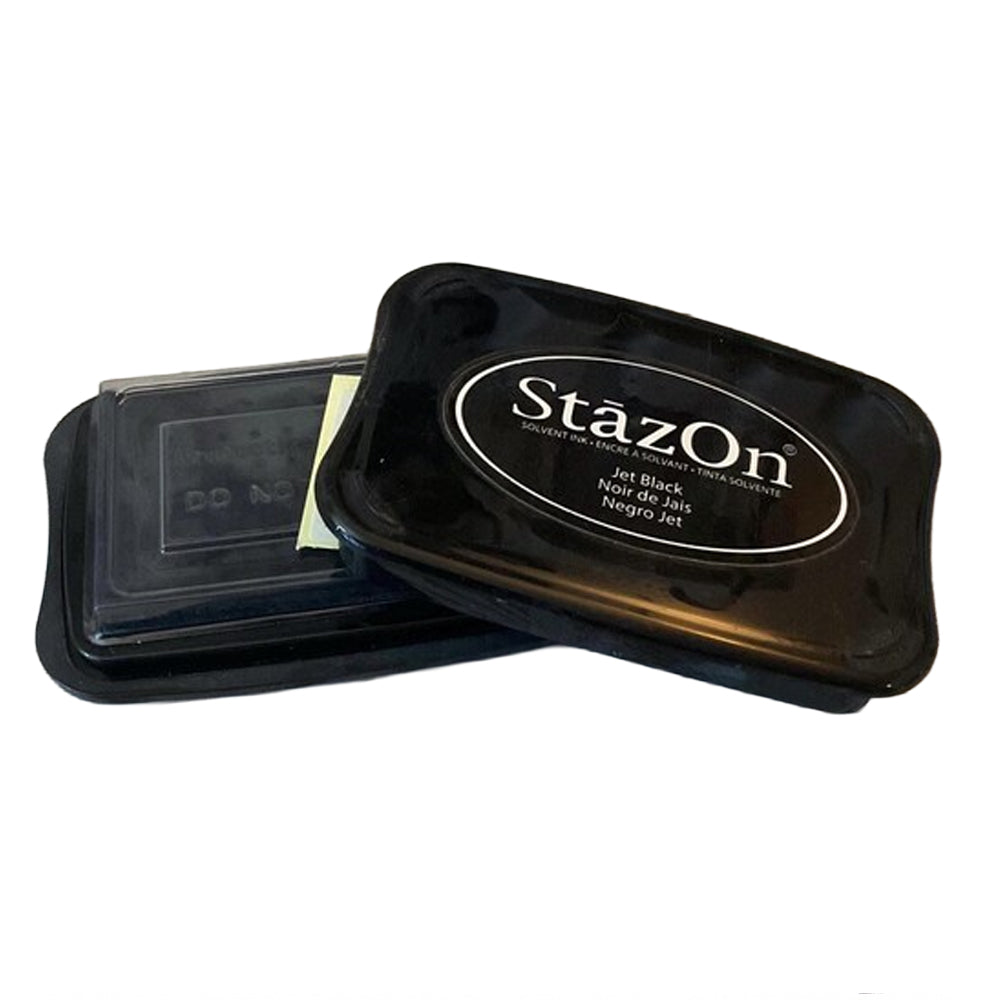 Tsuineko StazOn Solvent Ink Pad - Jet Black