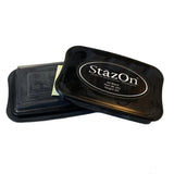 Tsuineko StazOn Solvent Ink Pad - Jet Black