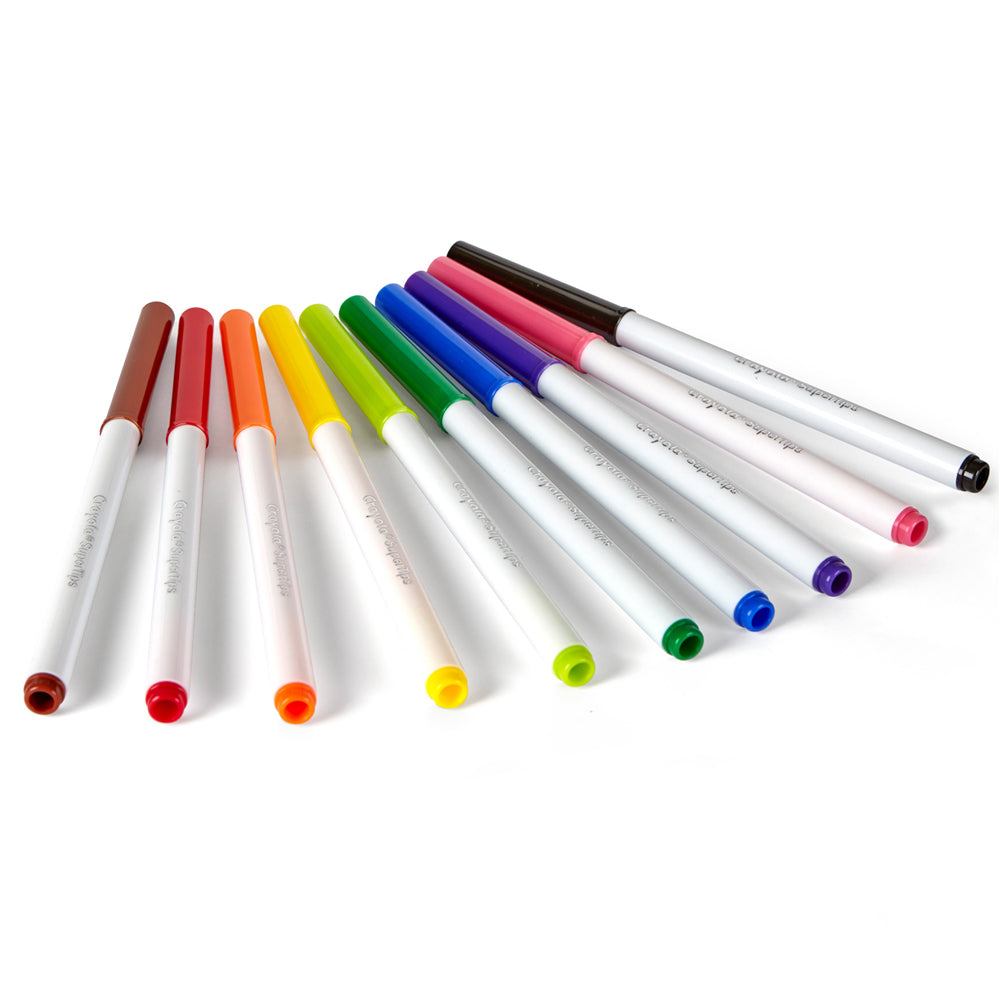 Crayola Washable Super Tips Markers - 10Pk