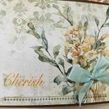 2554 GG - Collage Wording Background Rubber Stamp