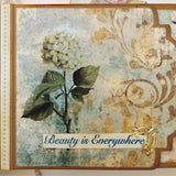 2554 GG - Collage Wording Background Rubber Stamp