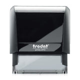 Trodat 4913 - Custom Self Inking Rubber Stamp Front view 22 x 58mm size