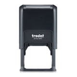Trodat 4941 - Custom Self Inking Rubber Stamp Front view 24 x 41mm size